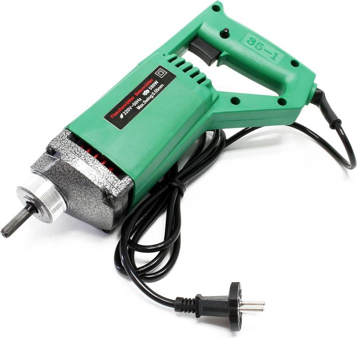 Produktbild Wiltec Elektro Betonrüttler 580W Rüttelflasche 1,5m Betonverdichter Innenrüttler