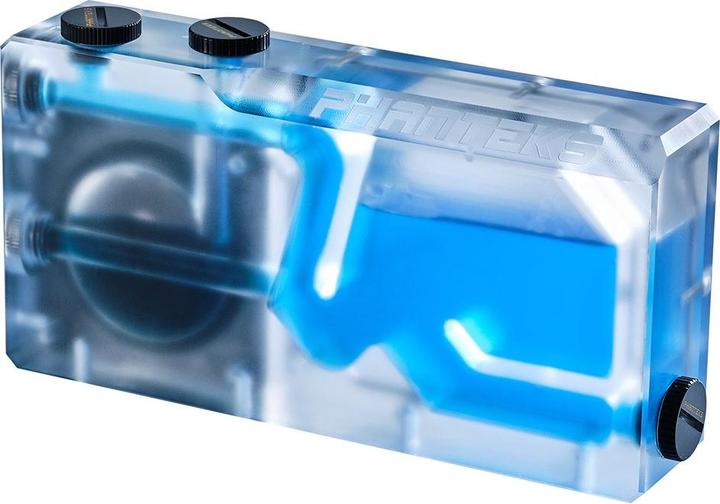 Produktbild Phanteks R160C Reservoir - transparente Acryl-Backplate, DRGB-LED