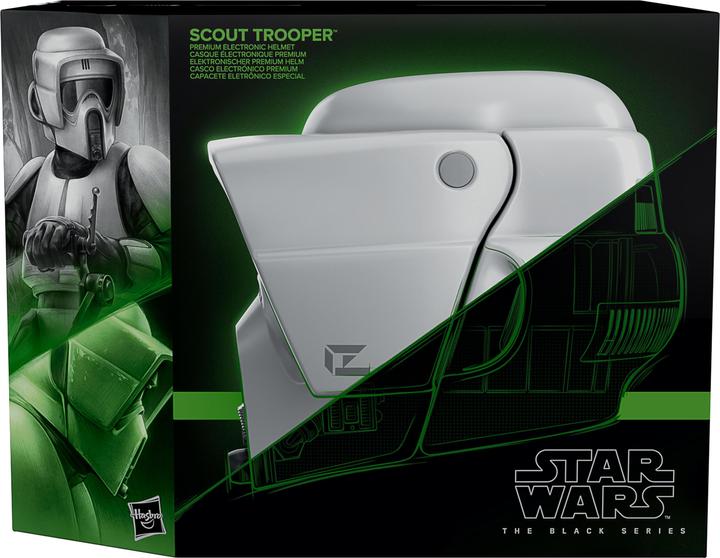 Actual product image Hasbro Star Wars Black Series elektronischer Helm Scout Trooper