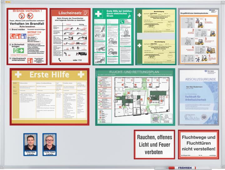 Actual product image Franken Document cover Frame It X-tra! Line, A4, hard foil, matt, blue, 5 pieces (A4, 5 x)