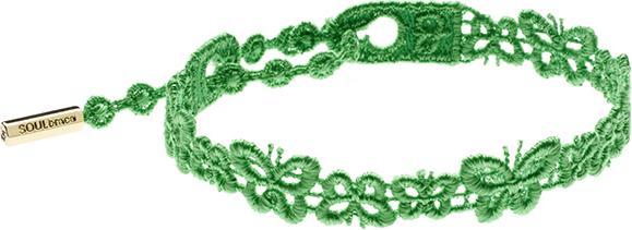 Soulbrace Armband Butterfly (26 cm, Textil Stickerei)