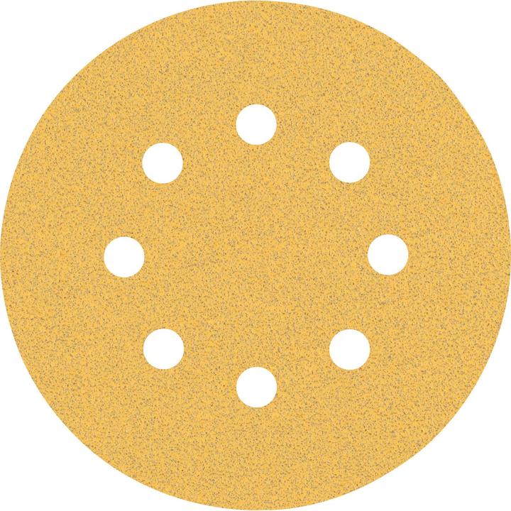 Bosch Professional Zubehör EXPERT C470 Schleifpapier mit 8 Löchern für Exzenterschleifer, 125 mm, G 80, 50-tlg. (80)