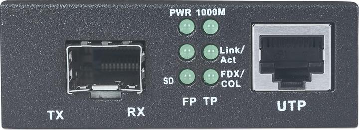 Actual product image Intellinet 10/100/1000Base-TX to SFP slot SFP (Media converter)