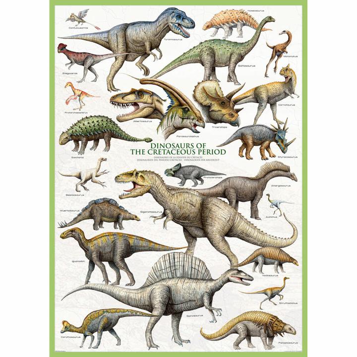 Produktbild Eurographics Dinosaurier der Kreidezeit (1000 Teile)