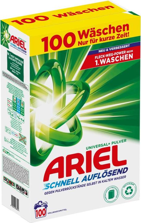 Ariel Universal+ (100 Waschgänge, Waschpulver)
