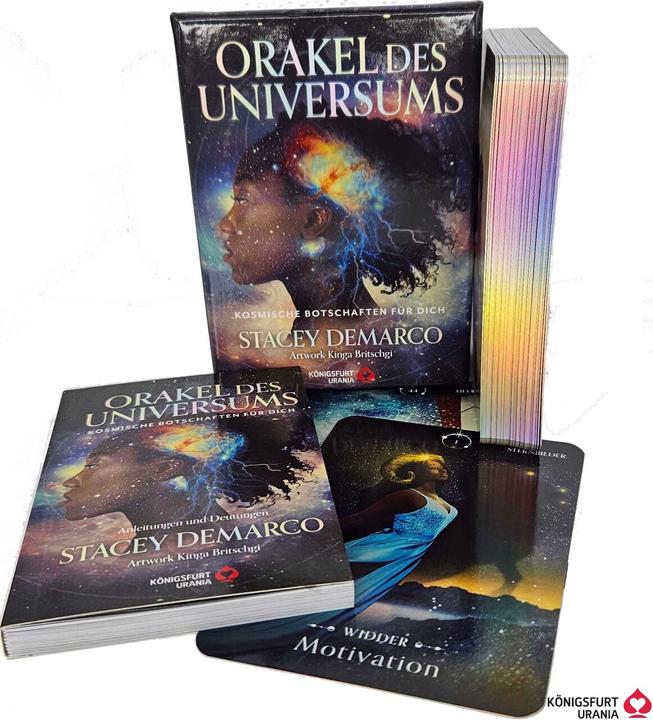 Produktbild Orakel des Universums - Kosmische Botschaften für Dich (Deutsch, Kinga Britschgi, Stacey Demarco, 2024)