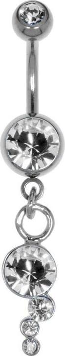 Produktbild Bijouteria Bauchpiercing (Edelstahl, Messing, Kristall)