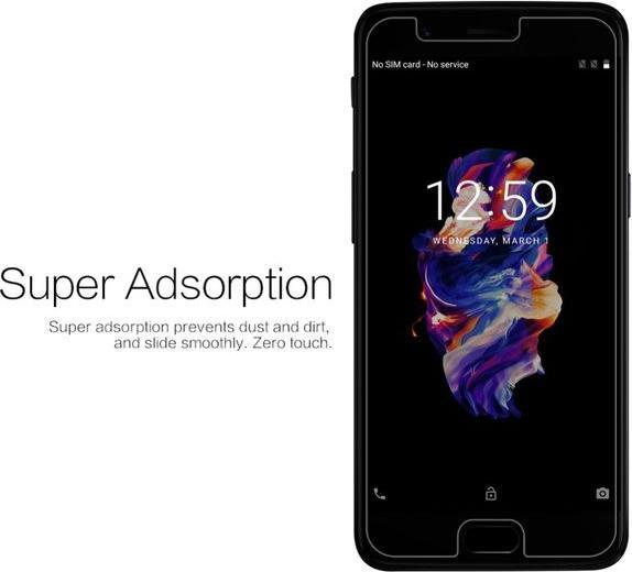 Actual product image Nillkin Super Clear Series (1 Piece, OnePlus 5)