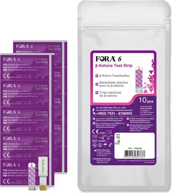 Actual product image Fora 6 Connect Bluetooth incl. Total Cholesterol Test Strips (Cholesterol tests)
