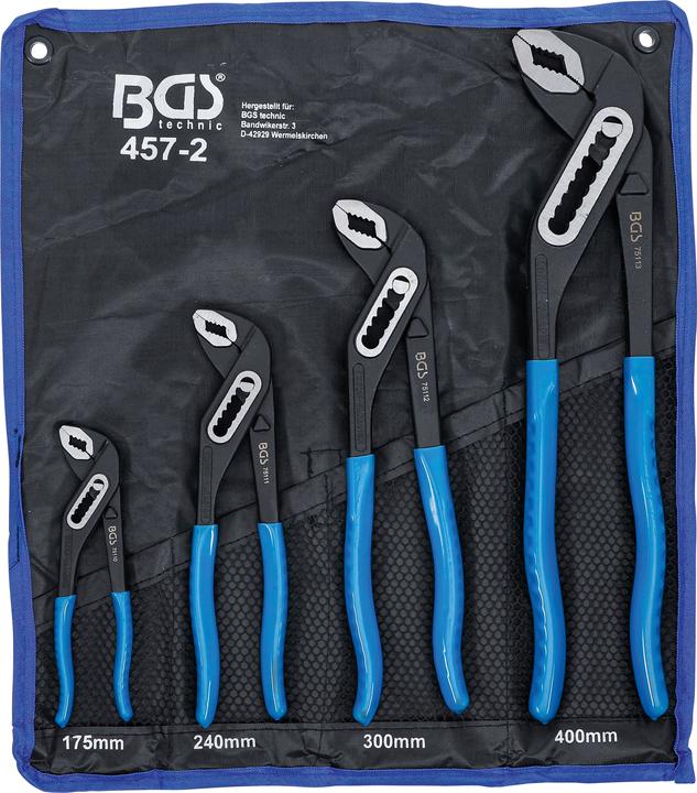 Actual product image BGS Water Pump Pliers Set 4 pcs.