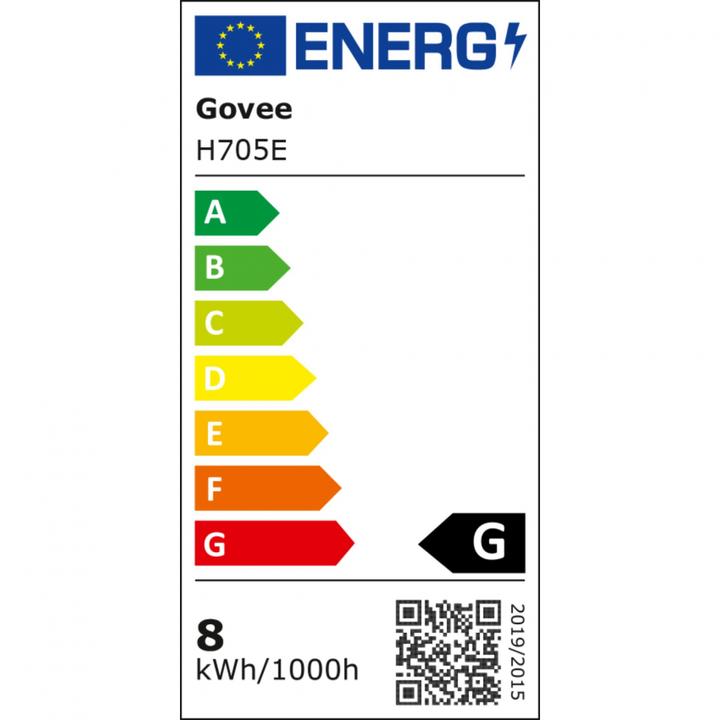 Energy Label Govee Permanent Outdoor Lights 2 - 30M (480 lm, IP67)