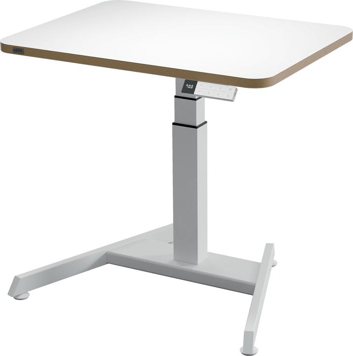 Leitz Ergo Compact Workstation Elektrischer höhenverstellbarer Schreibtisch (80 x 60 x 130 cm)