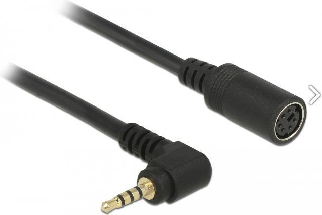 Image du produit Navilock 62881 2,5 mm 4 broches MD6 Noir Adaptateur/interface de câble (0.52 m)