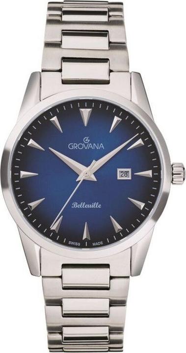 Grovana Belleville Boulevard-Kollektion – Schweizer Montre-Quarz (Swiss Made)