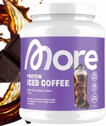 Actual product image More Nutrition Protein Iced Coffee (Dark chocolate, 1 pcs., 500 g)