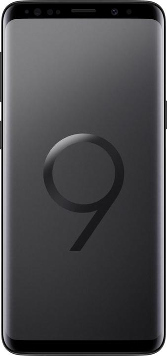 Image du produit Samsung Galaxy S9 EU (64 Go, Midnight Black, 5.80", Double SIM hybride, 12 Mpx, 4G)