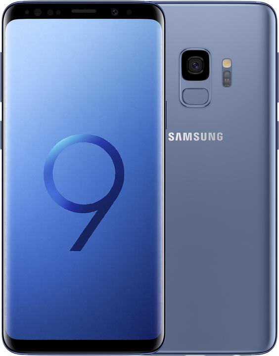 Samsung Galaxy S9 (64 GB, Coral Blue, 5.80", Hybrid Dual SIM, 12 Mpx, 4G)