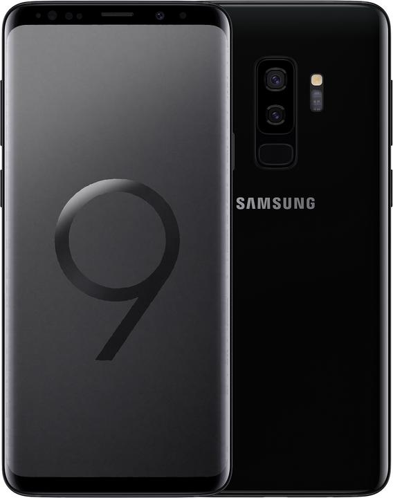 Samsung Galaxy S9+ (256 GB, Midnight Black, 6.20", Hybrid Dual SIM, 12 Mpx, 4G)