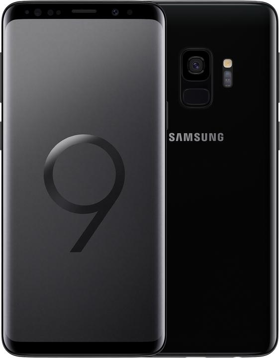 Samsung Galaxy S9 (256 GB, Midnight Black, 5.80", Hybrid Dual SIM, 12 Mpx, 4G)