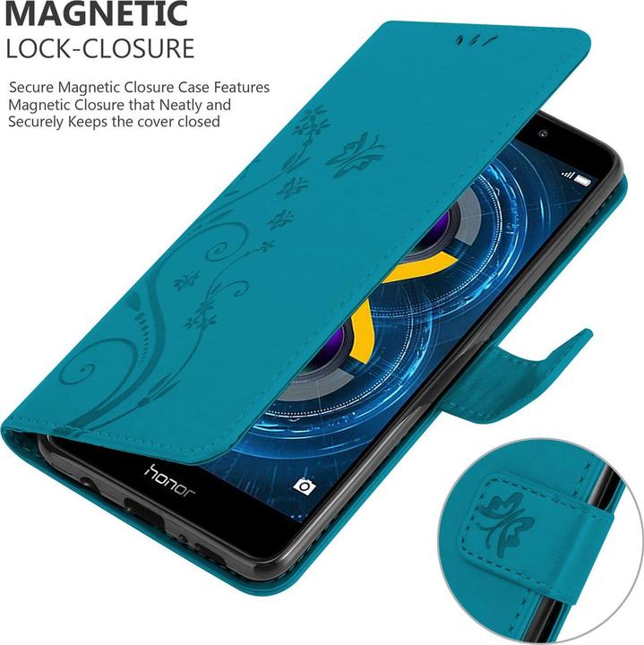 Produktbild Cadorabo Flower Book Cover (Honor 6X)