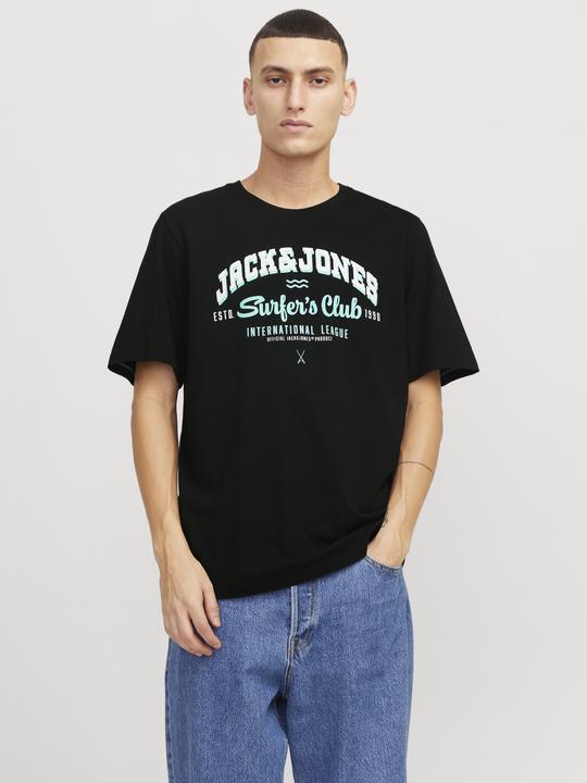 Actual product image Jack & Jones Jjelogo Tee Ss O-Neck 2 Col Ss25 Sn (S)