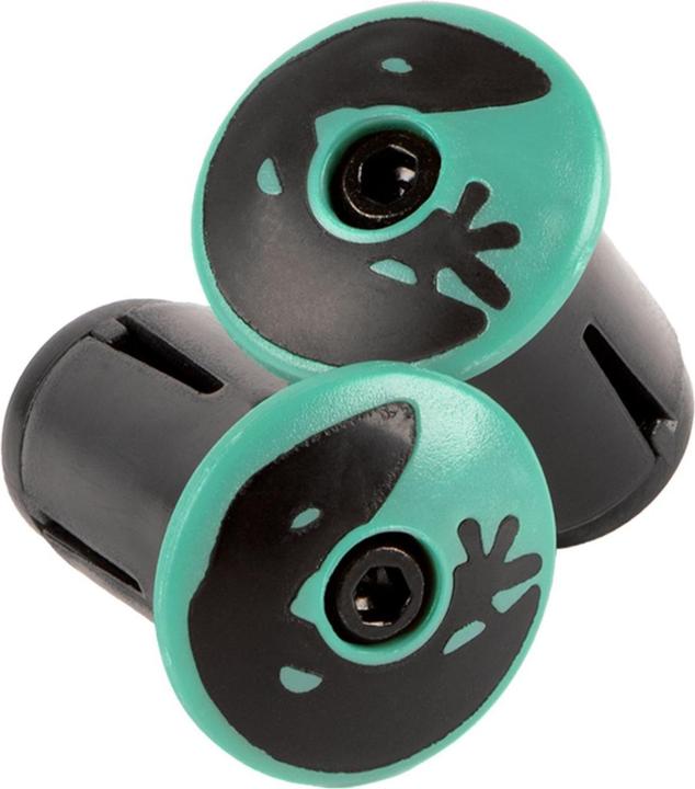 Actual product image Lizard Skins Unisex-Adult DSP Plugs Celeste-New22 Bar Tape, Bianchi Celeste, TU
