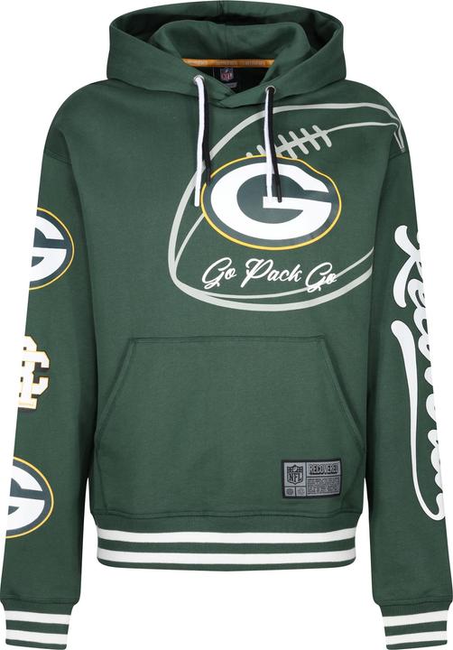 Recovered Re:covered Fleece Hoody - PATCHES Green Bay Packers - M (M)