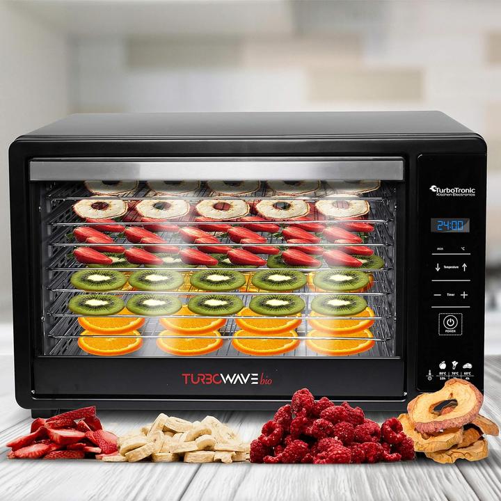 Produktbild TurboTronic By Z-Line Digitaler Doerrautomat mit Edelstahlgitter 30L