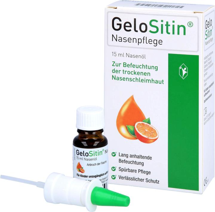 Produktbild Gelositin Nasenpflege Nasenöl, 15 ml Lösung