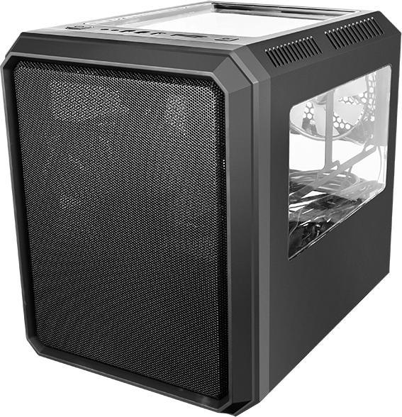 Actual product image Itek Boitier Cube Micro ATX QBO 8 Evo RGB avec fenêtre (Noir) (mATX, Mini-ATX)