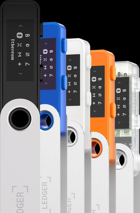 Actual product image Ledger Nano S Plus - Orange (Litecoin, Bitcoin, Dogecoin, Ethereum Classic, Dash)