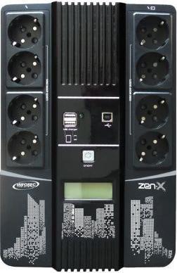 Immagine prodotto Infosec compatibile con ZEN-X100FR/SCHUKO (1 VA, 600 W, Interattivo linea UPS)