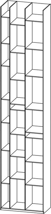 Immagine prodotto MDF Italia Scaffale casuale (25 x 46,5 x 217 cm)