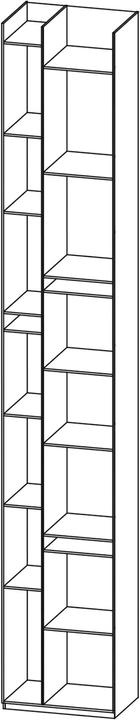 Actual product image MDF Italia Random shelf (25 x 35.5 x 217 cm)