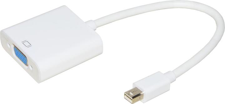 Actual product image Accessories LKADAT14 video cable and adapter 0.15 m VGA (D-Sub) Mini DisplayPort White (Mini DP, VGA, 15 cm)