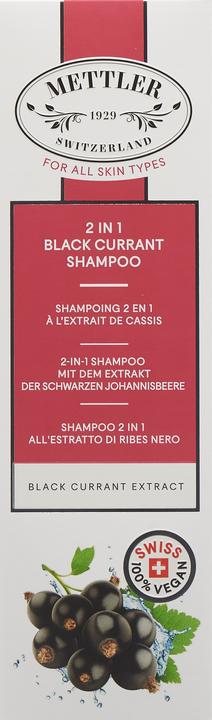 Produktbild Mettler1929 2-in-1 Shampoo mit Cassis-Extrakt (200 ml, Flüssiges Shampoo)