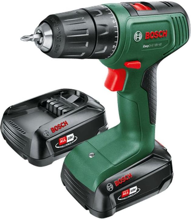 Akku-Schrauber EasyDrill 18V-40, 2 Akkupacks PBA 1