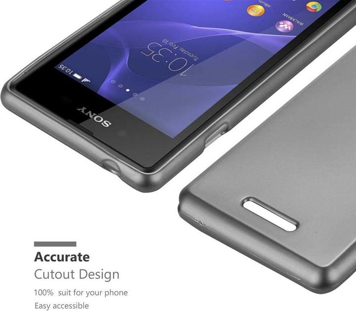 Produktbild Cadorabo TPU Matt Metallic Cover (Sony Xperia E3)
