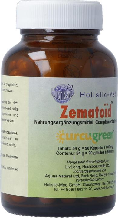 Actual product image Holistic Med Zematoïd Caps Ds 90 Capsules (90 Piece, Capsules)