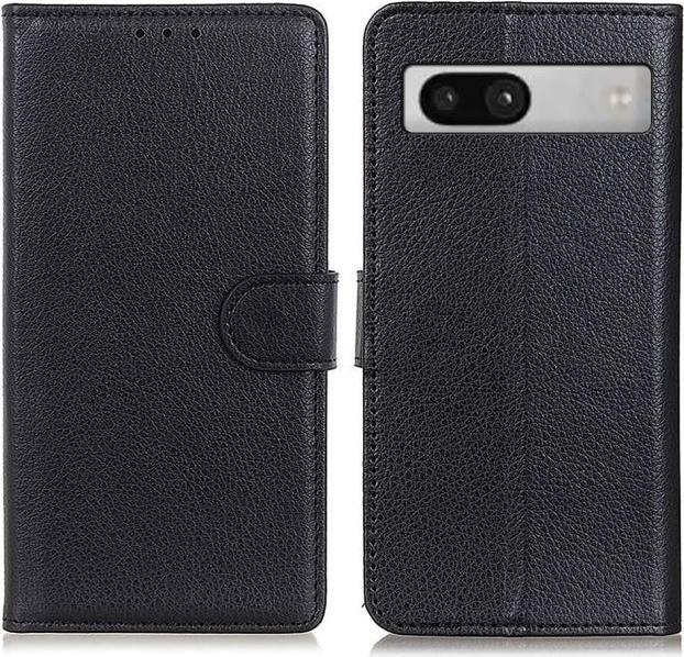 Actual product image MU Classic Litchi Leather Bookcover Series (Google Pixel 7a)