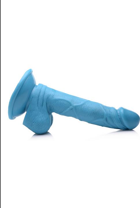 Image du produit Pop Peckers Poppin Dildo 16.5 cm - Blue