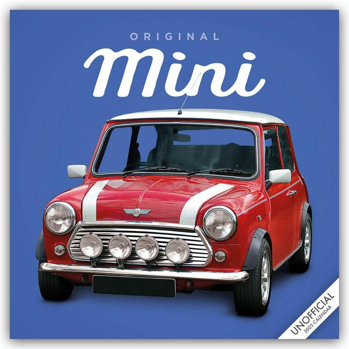 Actual product image Original Mini - Cars 2025 - Wall Calendar (305 x 305 mm, English, German)