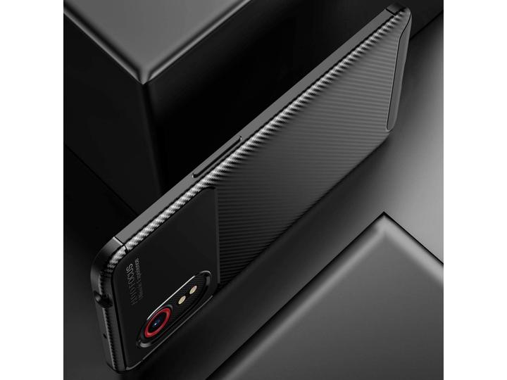 Produktbild Screenguard Samsung Galaxy Xcover 5 Hülle Carbon Design TPU Case (Samsung Galaxy Xcover 5)