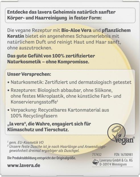 Produktbild Lavera Feste Dusche 2 in 1 Haut & Haar