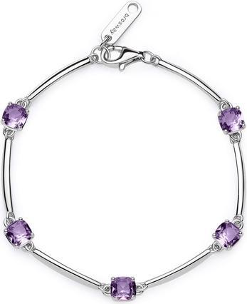 Brosway Fancy Magic Purple cubic zirconia silver bracelet FMP05 (16 cm)