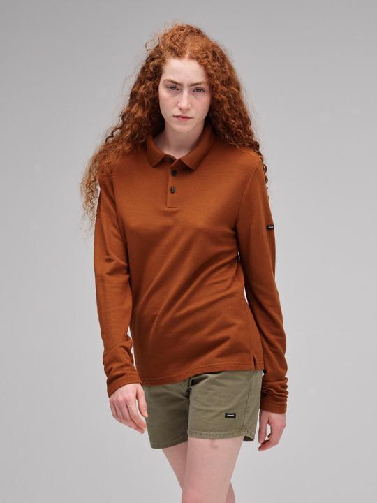 Actual product image Mover Plastic Free Sportswear Long Sleeve Merino Polo (XL)