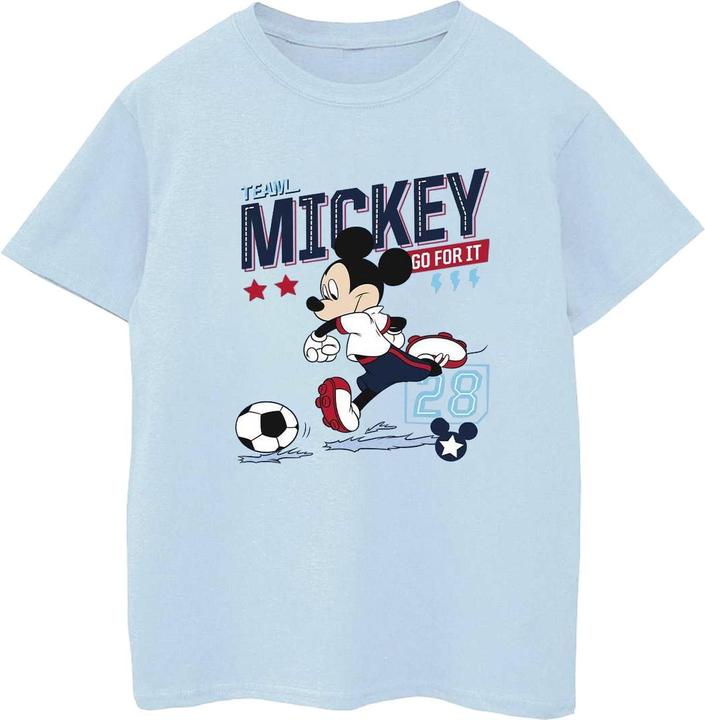 Immagine prodotto Disney Mickey Mouse Team Mickey Football Maglietta Donna (M)