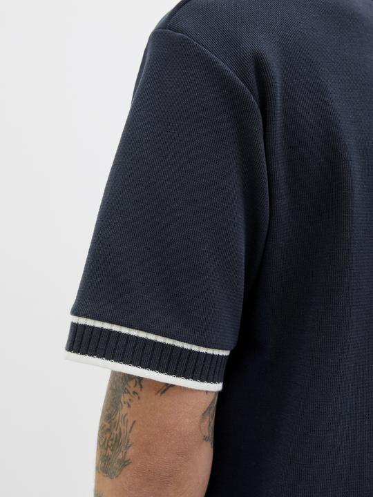 Actual product image Jack & Jones Jorsummer Split Neck Polo Styd Ss25 (L)