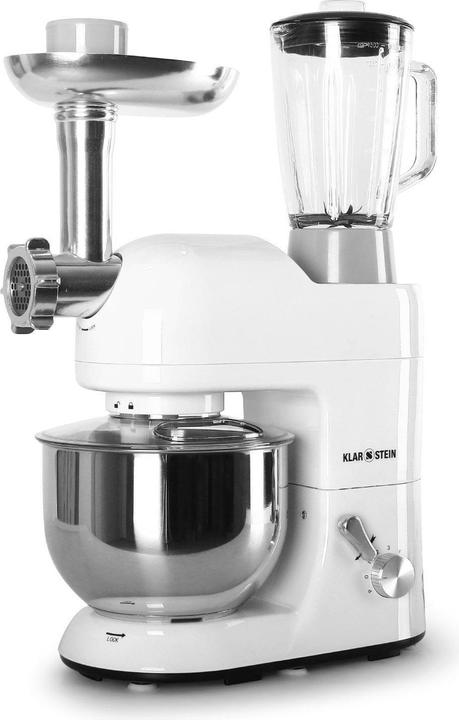Image du produit Klarstein Lucia Bianca Robot ménager avec hachoir à viande1200W, 5 litres, Blanc (1200 W)