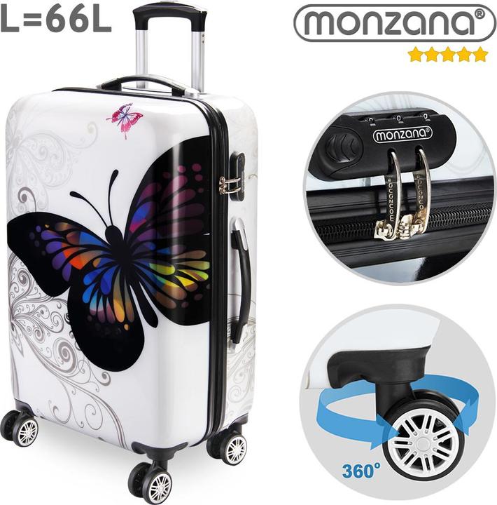 Image du produit Deuba Valise rigide (66 l, L (90 - 115l))